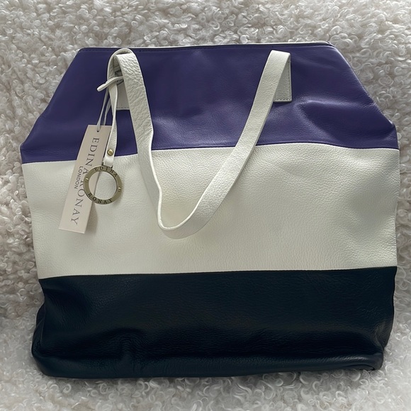 NWT Edina Ronay Leather Shoulder Bag - Picture 1 of 10